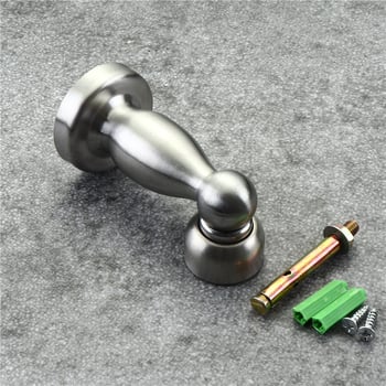 Stopper magnetic pentru ușă din oțel inoxidabil 304, magnet încorporat, montaj pe perete, pentru interior