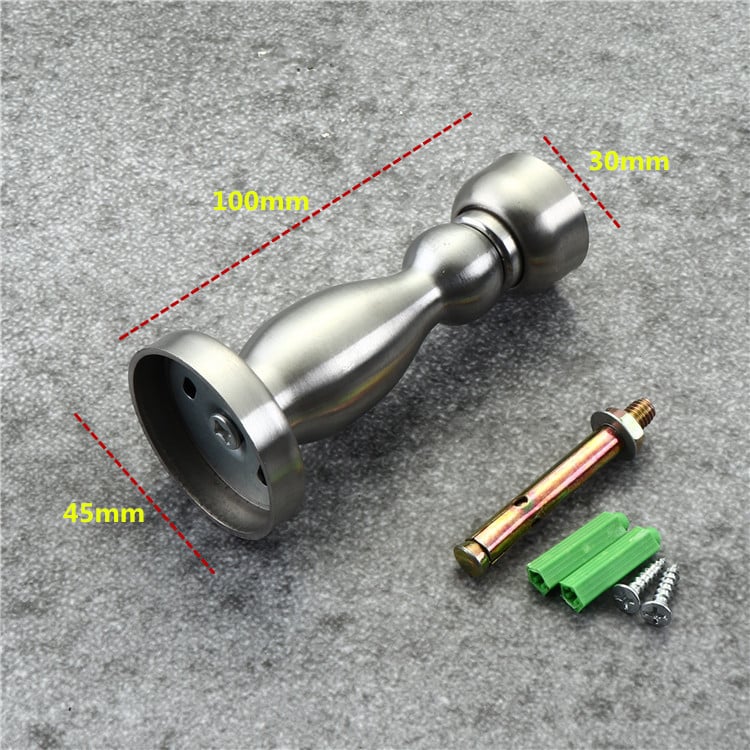 Stopper magnetic pentru ușă din oțel inoxidabil 304, magnet încorporat, montaj pe perete, pentru interior