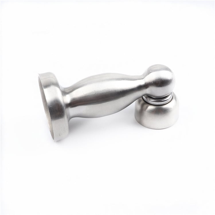 Stopper magnetic pentru ușă din oțel inoxidabil 304, magnet încorporat, montaj pe perete, pentru interior