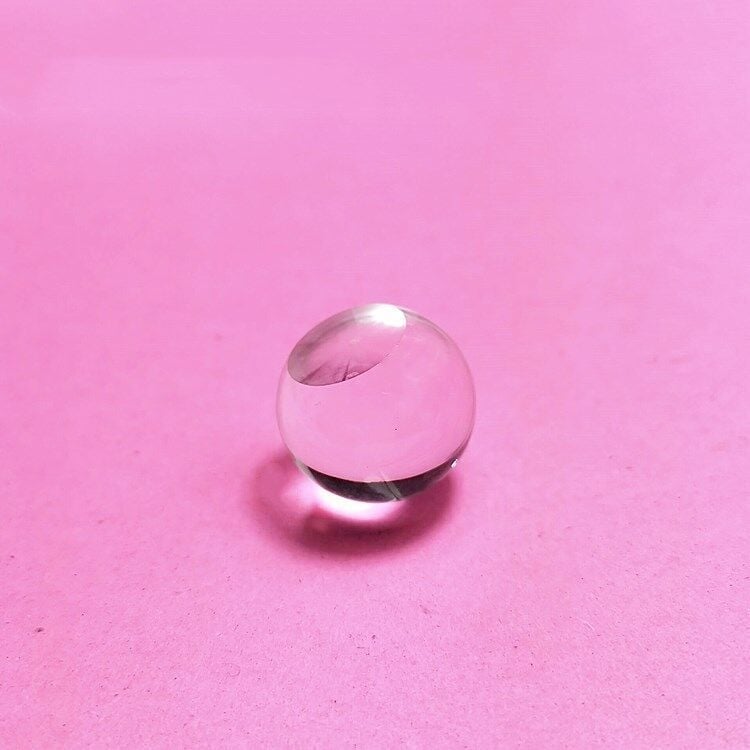 Mâner acrilic transparent, sferic