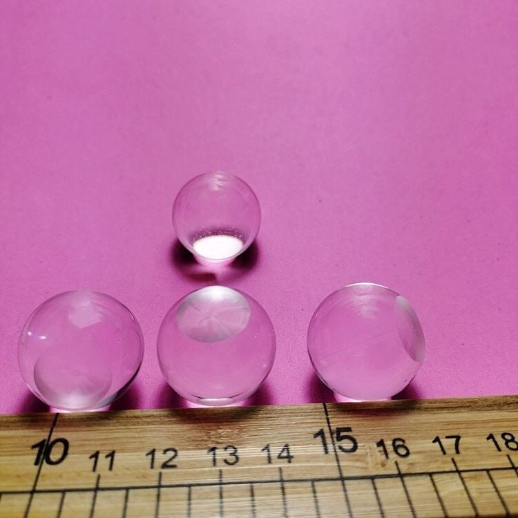 Mâner acrilic transparent, sferic