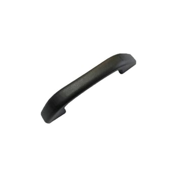 Mâner din nylon plastic negru cu capac, XAB71 pătrat pentru mobilier industrial