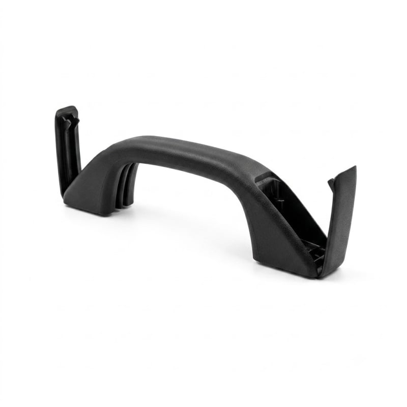 Mâner din nylon plastic negru cu capac, XAB71 pătrat pentru mobilier industrial