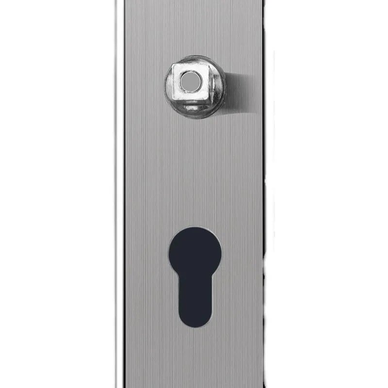 Set mâner ușă din oțel inoxidabil cu accesorii pentru încuietori, universal pentru uși interioare (baie, dormitor, toaletă)