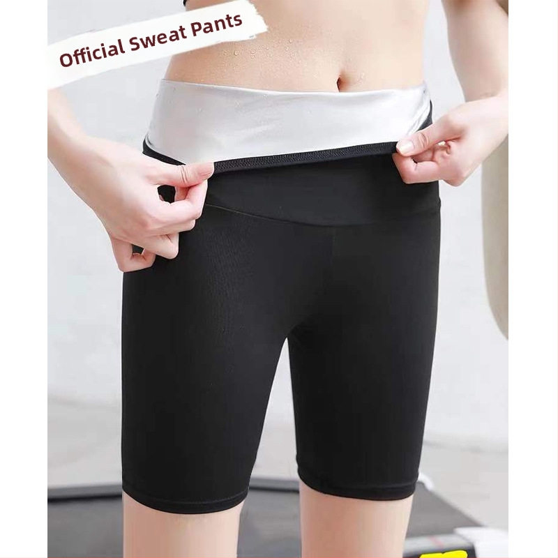 Pantaloni capri pentru femei, talie înaltă, modelare corp, transpirație intensificată, subțierea taliei și ridicarea feselor, pentru sport, alergare și yoga