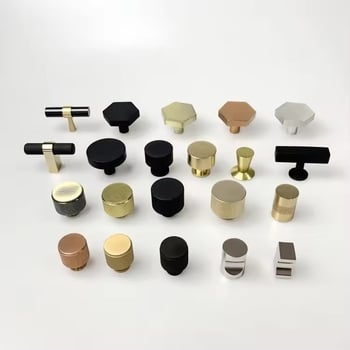 Mâner pentru ușă, sertar și dulap din cupru, stil nordic minimalist