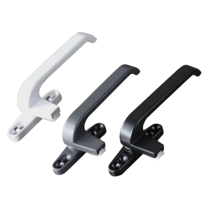 Mâner pentru uși glisante din aliaj de aluminiu, montare pe suprafață, pentru uși din sticlă la balcon, baie și bucătărie – design metalic modern