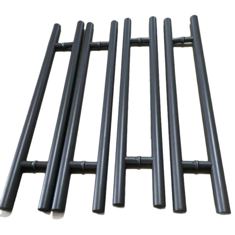 Mâner pentru ușă din aliaj de aluminiu pentru sticlă, pentru uși glisante, fără cadru, îngroșat