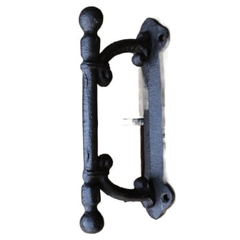 Mâner de ușă din fontă, stil european vintage, pentru grădină și curte, decor de perete (un obiect)