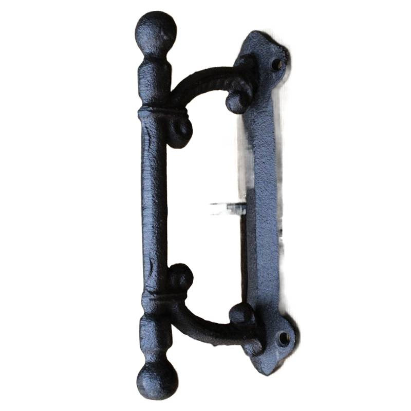 Mâner de ușă din fontă, stil european vintage, pentru grădină și curte, decor de perete (un obiect)