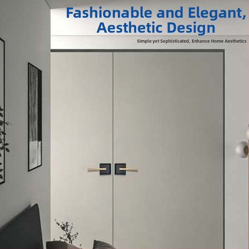 Mâner circular din aliaj de zinc, încastrat, pentru dulap/garderobă, montaj ascuns, design sferic, accesorii universale