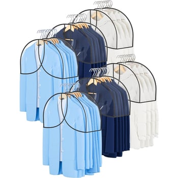 Husă transparentă anti-praf pentru haine și costume