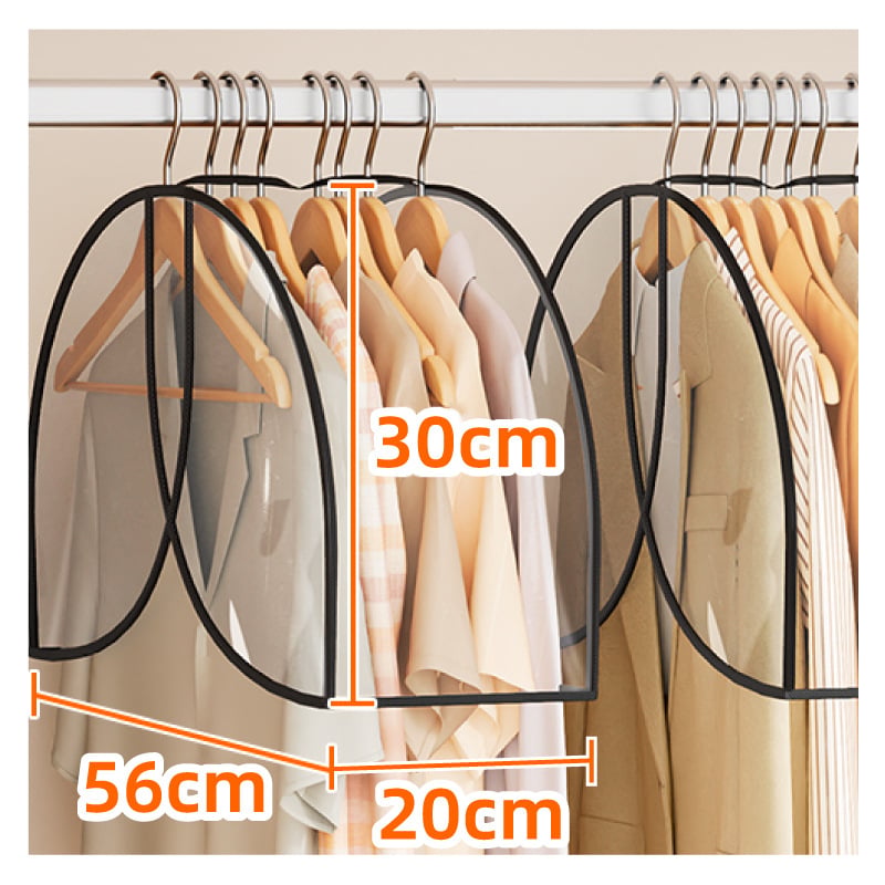 Husă transparentă anti-praf pentru haine și costume