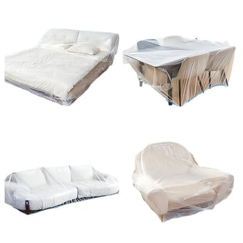 Husă de protecție pentru pat și canapea, folie plastică de protecție pentru renovări, folie anti-praf personalizabil