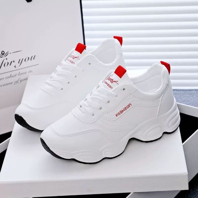 Adidași albi din piele, respirabili, pentru femei, stil coreean de toamnă, pantofi casual cu talpă moale