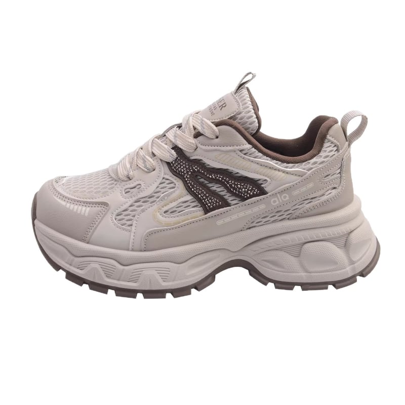 Pantofi de damă cu talpă groasă, stil dad sneakers, primăvara 2026, crește înălțimea pentru siluete mici, pantofi sport casual la modă
