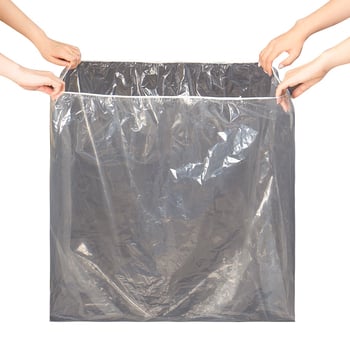Geantă pătrată anti-praf pentru echipamente, mare, cu șnur elastic, bază pătrată, material PE