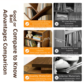 Bibliotecă în formă de copac pentru sufragerie, stand-alone, cu mai multe etaje, dulap de colț pentru apartamente mici, raft pentru cărți ilustrate