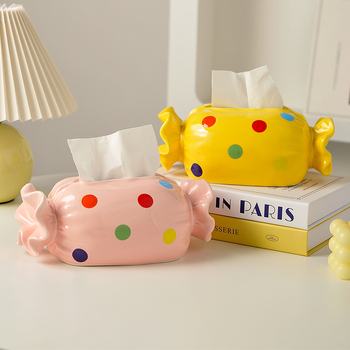 Cutie de șervețele cu design creativ pentru sufragerie, decor pentru masă de dining și masă de cafea, suport pentru telefon din lemn
