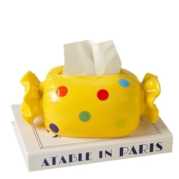 Cutie de șervețele cu design creativ pentru sufragerie, decor pentru masă de dining și masă de cafea, suport pentru telefon din lemn