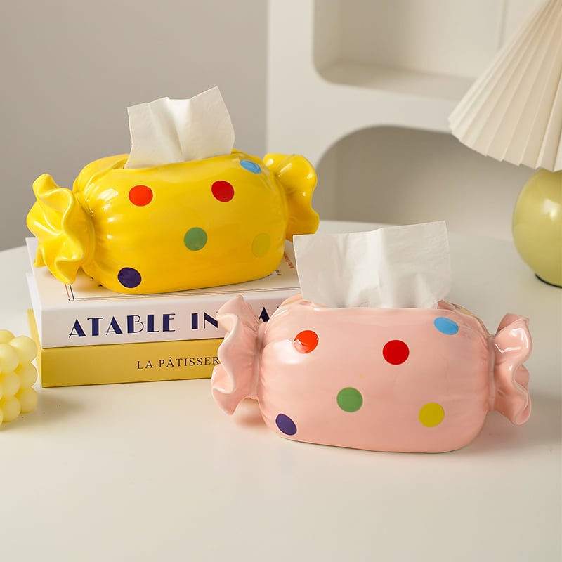 Cutie de șervețele cu design creativ pentru sufragerie, decor pentru masă de dining și masă de cafea, suport pentru telefon din lemn