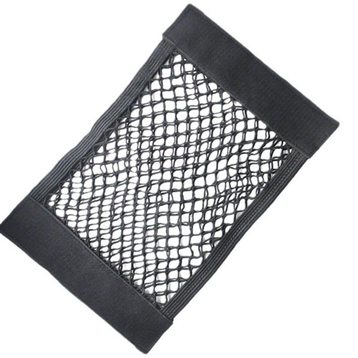Organizator portbagaj cu Velcro, plasă cu două straturi pentru depozitare pe spatele scaunului