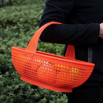 Coș de depozitare pentru uz casnic, coș portabil pentru fructe și legume, coș de bucătărie împletit