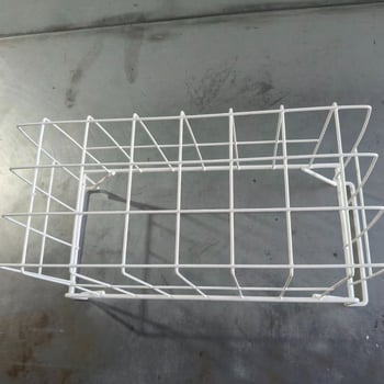 Coș din plasă metalică pentru congelator orizontal, afișare și depozitare a alimentelor