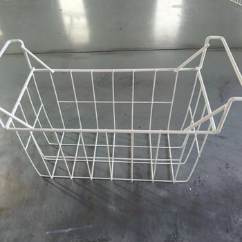 Coș din plasă metalică pentru congelator orizontal, afișare și depozitare a alimentelor