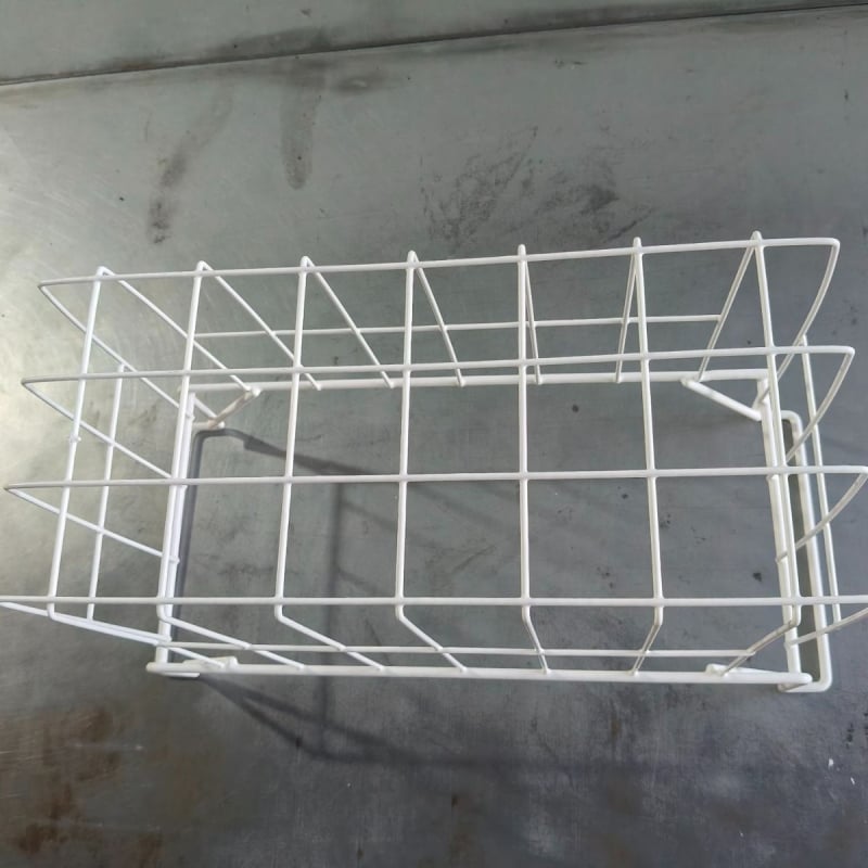 Coș din plasă metalică pentru congelator orizontal, afișare și depozitare a alimentelor