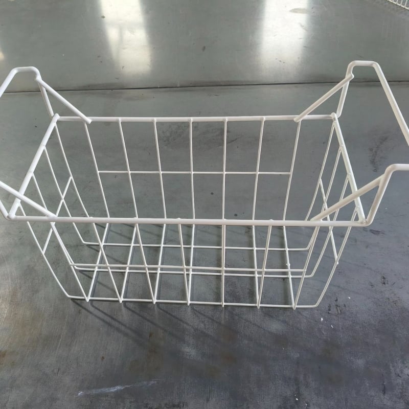 Coș din plasă metalică pentru congelator orizontal, afișare și depozitare a alimentelor