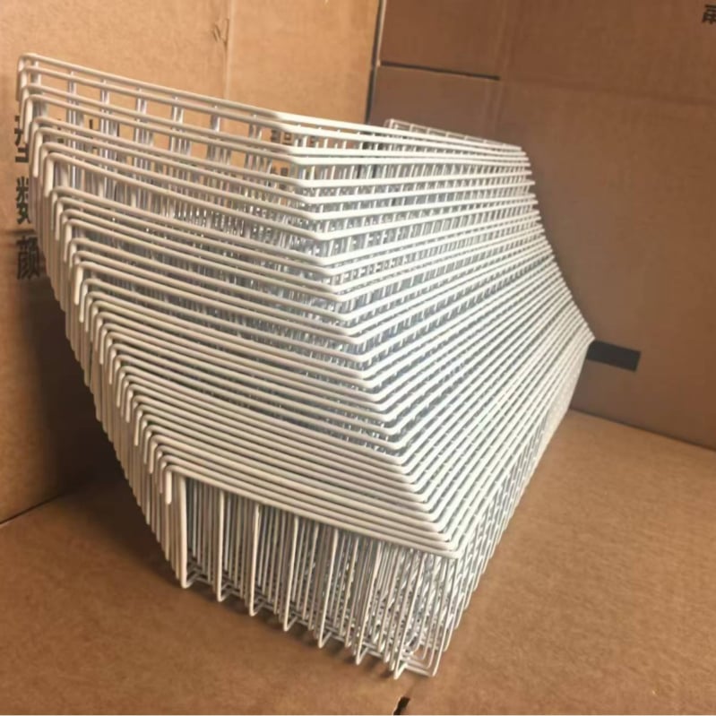 Coș suspendat multifuncțional cu design din grilă metalică, pentru balcon, ghiveci de flori, dimensiune mare