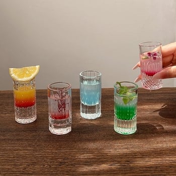 Pahar mic gravat cu diamant pentru băuturi spirtoase și vin, uz casnic, 1–100 ml