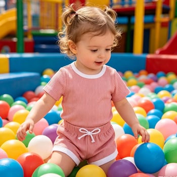Kids Tales Set din două piese pentru bebeluți: tricou cu mânecă scurtă, culoare solidă, și pantaloni scurți