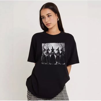 Tricou oversized din bumbac 100% cu mânecă scurtă, vară, stil american, imprimeu retro, design amuzant cu aspect tineresc