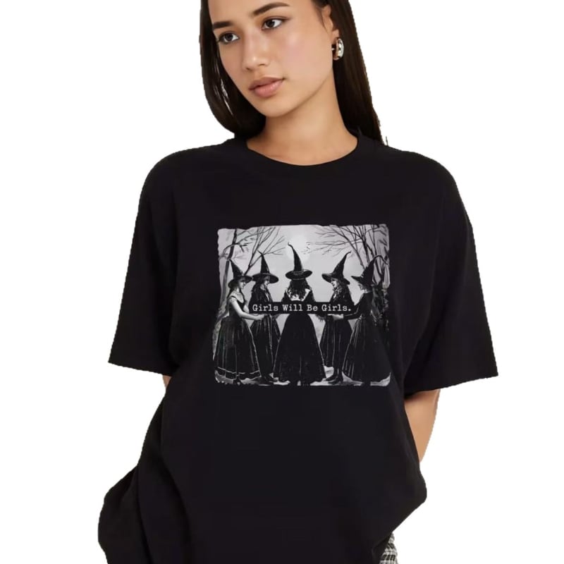 Tricou oversized din bumbac 100% cu mânecă scurtă, vară, stil american, imprimeu retro, design amuzant cu aspect tineresc