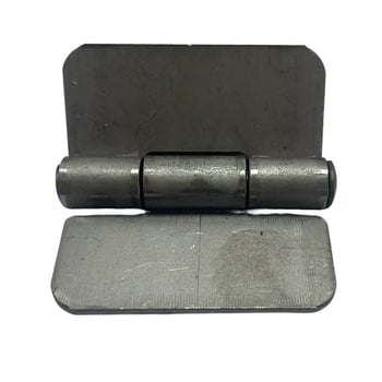 Balama din fier îngroșată de 3 inci, sudată, pentru porți și vehicule, balama detașabilă, grea, 4 mm grosime