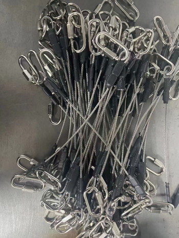 Tros din oțel inoxidabil pentru suspensiile de lampă și accesorii