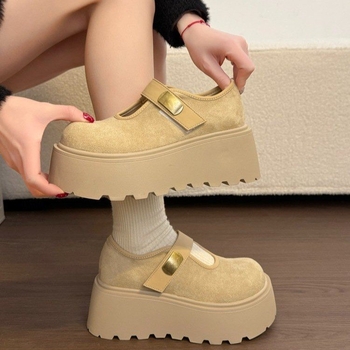 Női platformos cipők a magasság növelésére, Birkenstock-stílusú Mary Jane loaferek, 2026 tavasz