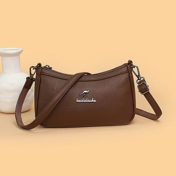 Geantă de umăr crossbody 91503, 2025 model, modă versatilă cu textură din piele moale și design elegant
