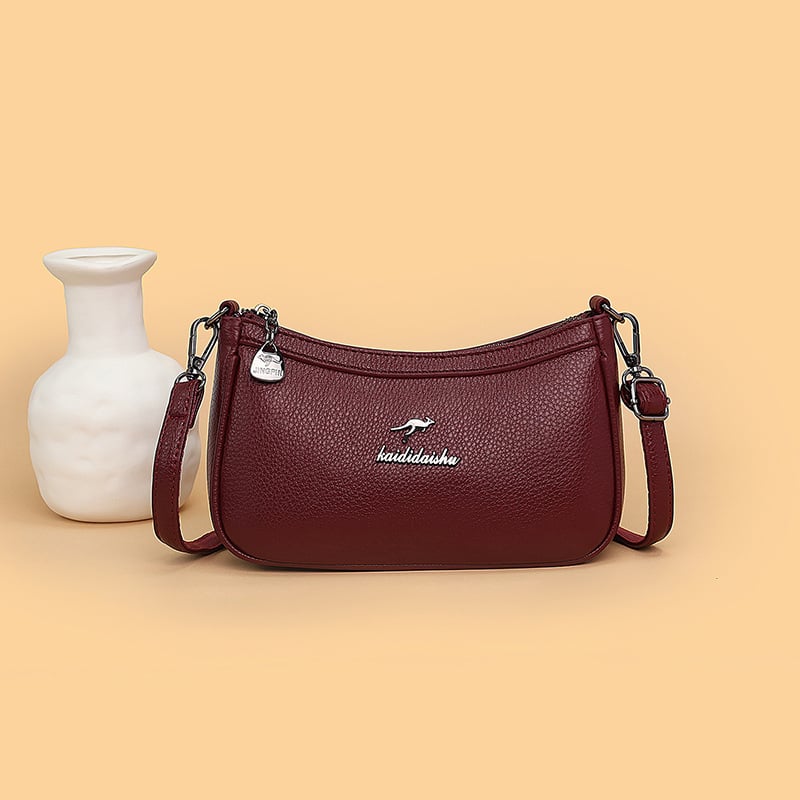 Geantă de umăr crossbody 91503, 2025 model, modă versatilă cu textură din piele moale și design elegant