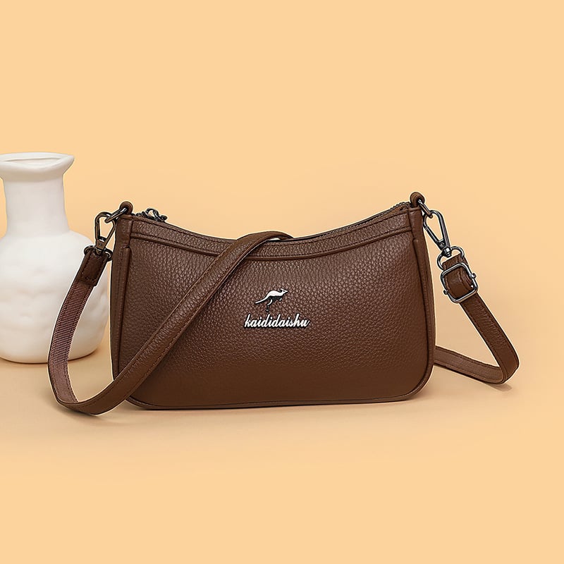 Geantă de umăr crossbody 91503, 2025 model, modă versatilă cu textură din piele moale și design elegant