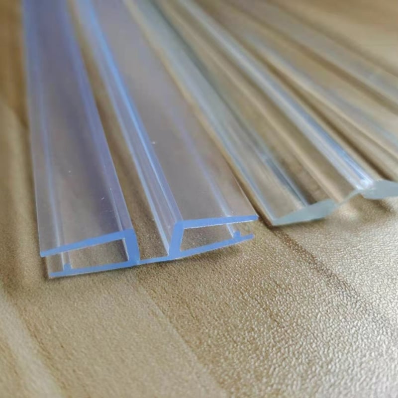 Axă flexibilă din PVC, balama de pliere ultra‑lungă, întărită după modelul frunzei de lotus, balama pătrată plată pentru panouri, fără ax