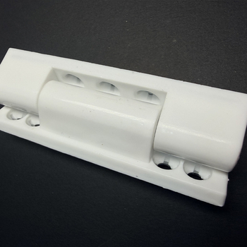 Balama din fier cu acoperire plastică de 90 mm pentru ferestre interioare și exterioare