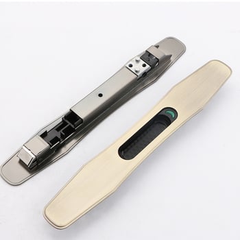 Încuietoare cu cârlig pentru uși și ferestre glisante din sticlă, încuietoare cu bandă pentru uși glisante, accesorii pentru perete cortină din aluminiu – stil modern minimalist