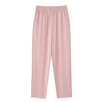 Pantaloni largi de vară pentru femei, din Ice Silk, croială lejeră, talie înaltă, subțiri, protecție solară, stil casual-sport, lungi și drepți