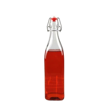 Lock&Lock sticlă de vin – sigilată, transparentă, îngroșată, recipient pentru băuturi; sticlă goală pentru lichior, lapte și suc; 60ml rotund, 250ml, 500ml, 1000ml; opțiuni Kraft hârtie.