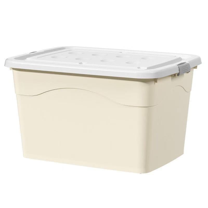 Cutie de depozitare din plastic, mare, cu roți, pentru haine și pilote, etanșă și rezistentă la umiditate