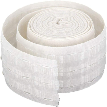 Benzi din poliester pentru perdea, benzi cu șnur pentru perdea, benzi textile, lungimi 10 m sau 6 m