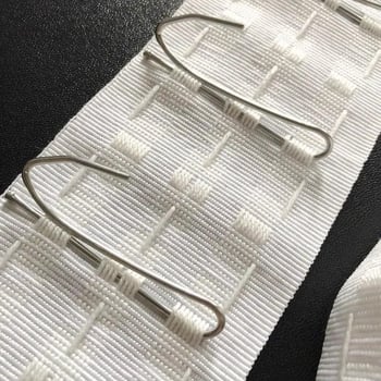 Bandă nouă din poliester de 3 m, accesorii standard pentru perdea, rezistență înaltă a culorii, nu se deformează ușor după spălare, potrivită pentru producție și întreținere